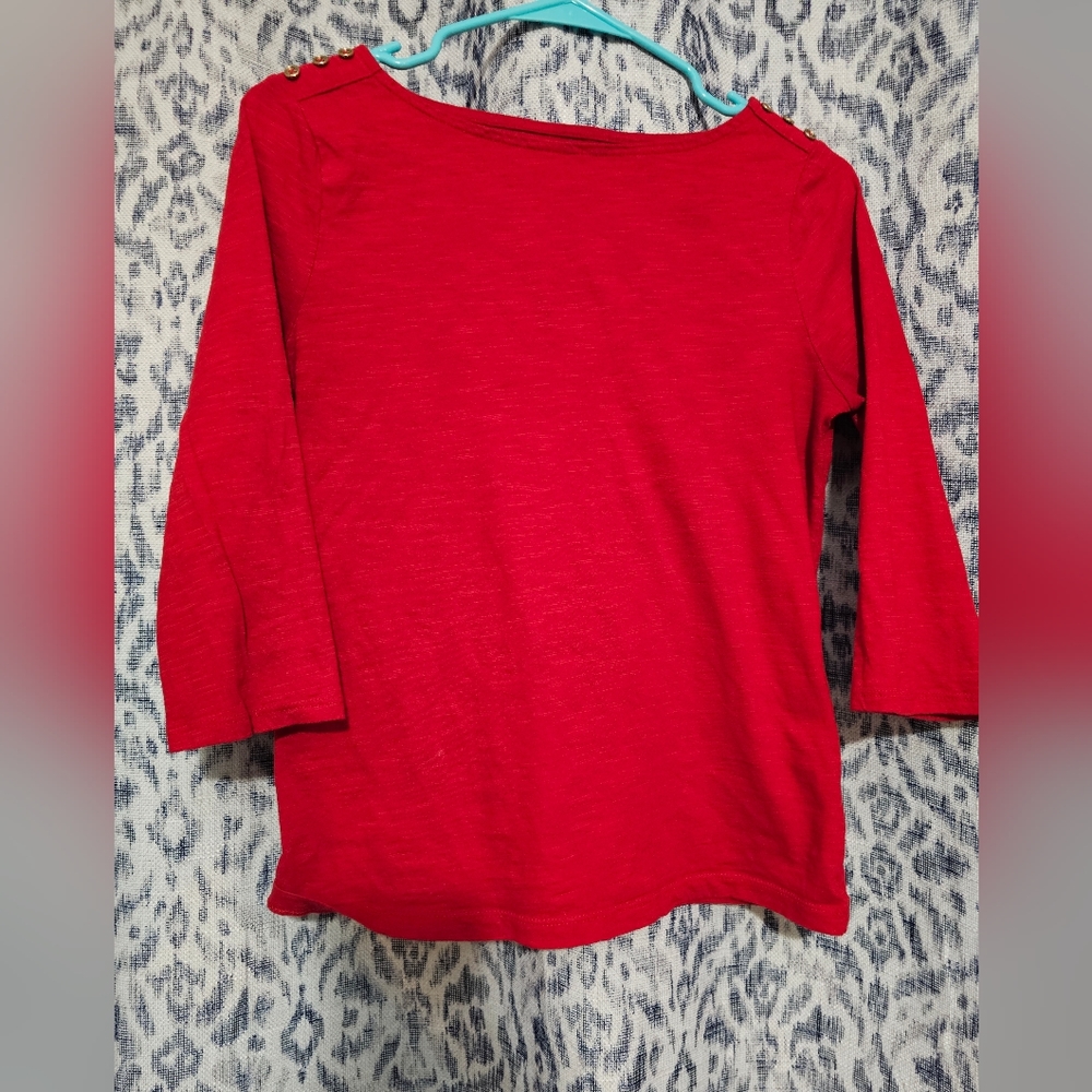 SOLD!!! 4 boat neck 3/4 sleeve shirts SOLD!!!